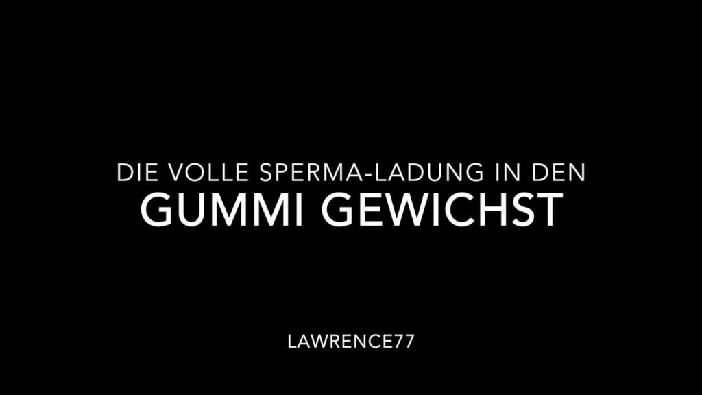 Volle Sperma-Ladung in den Gummi gewichst – Wunschvideo