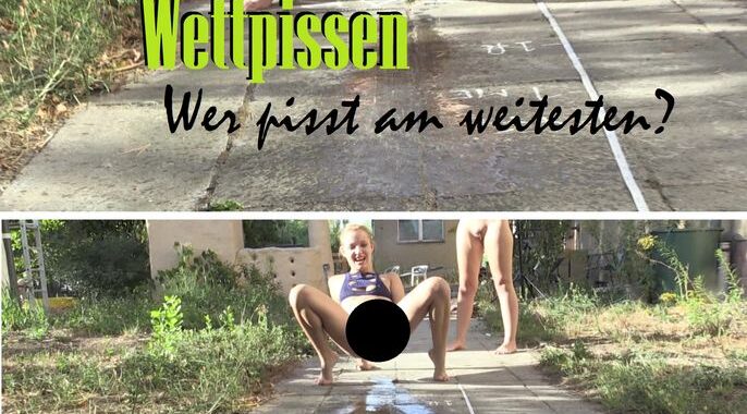 Wettpissen – Wer pisst am weitesten?
