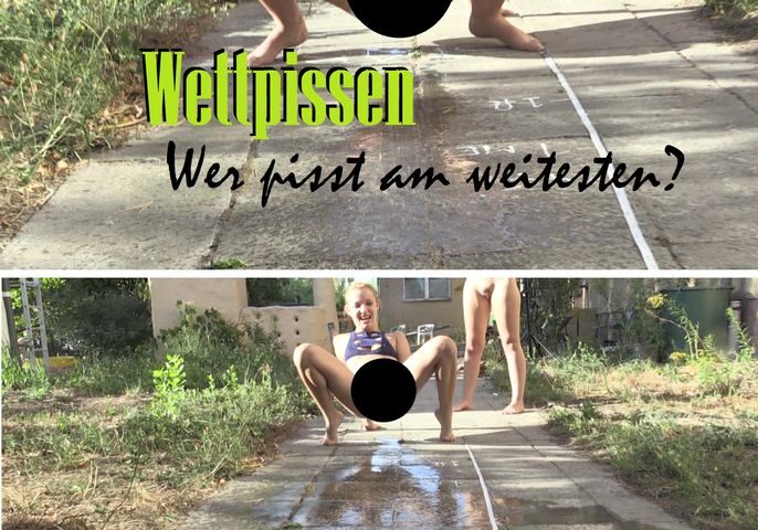 Wettpissen – Wer pisst am weitesten?
