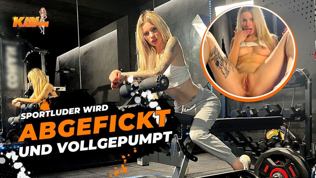 Sportluder wird abgefickt und vollgepumpt!