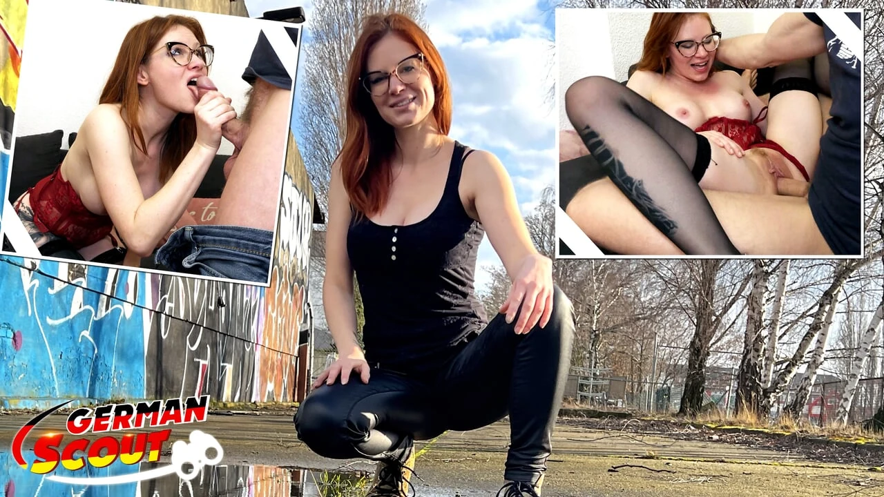 GERMAN SCOUT – Glasses Ginger Redheadh MILF Mona Einhorny First Time Porn at Hard Casting