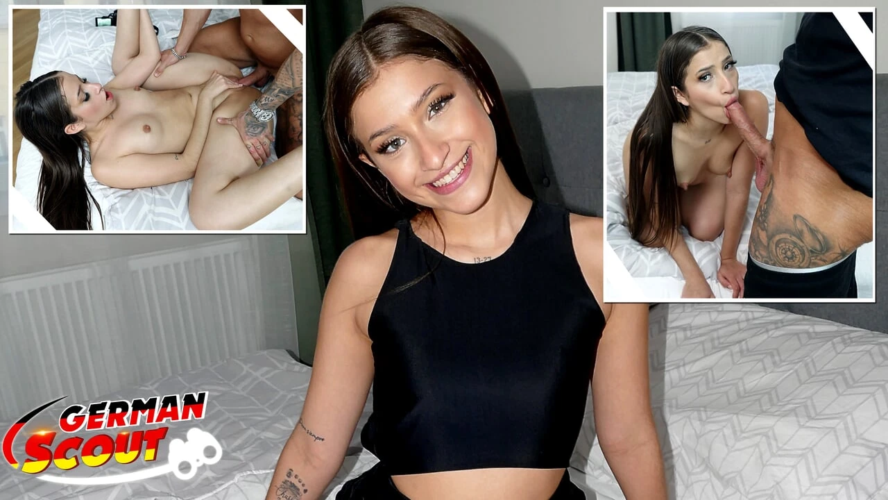 GERMAN SCOUT – Small Tits Petite Latina Girl Sofia Smith Pick Up for Casting Fuck by Stranger