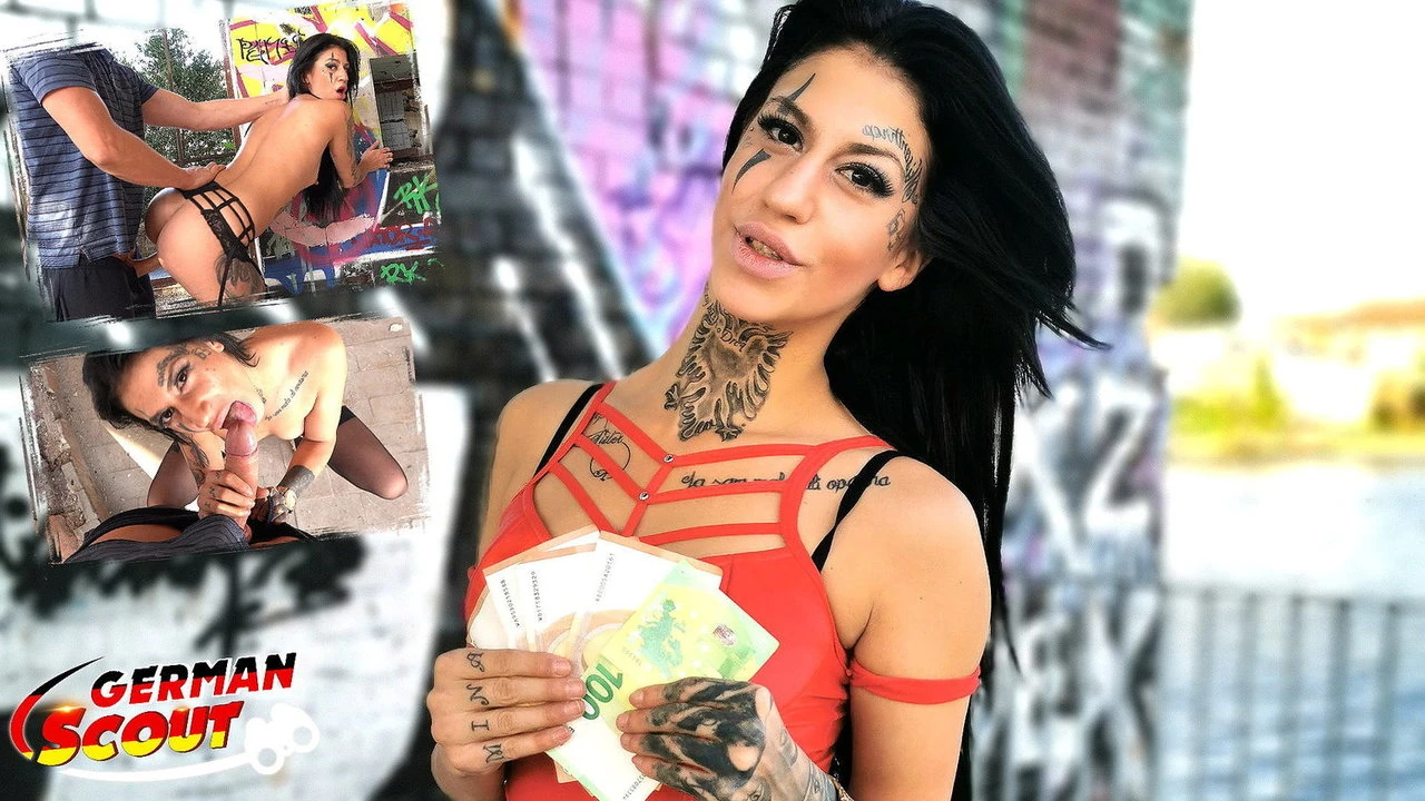 GERMAN SCOUT – TATTOO TEEN MINA TALK TO PUBLIC SEX CASTING