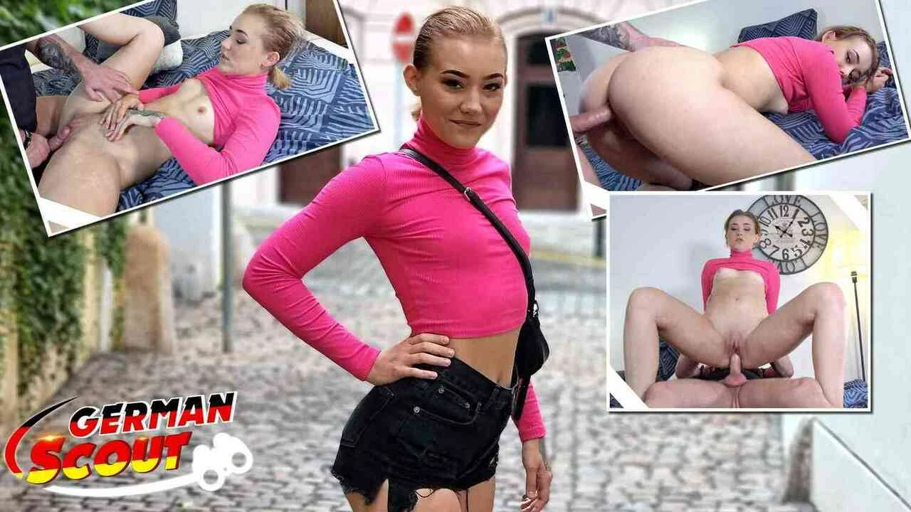 GERMAN SCOUT – TINY TEEN SANDRA ZEE PICKED UP AND FUCKED HARD