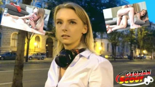 GERMAN SCOUT – CUTE TEEN CANDY TALK TO FUCK AT MODEL JOB