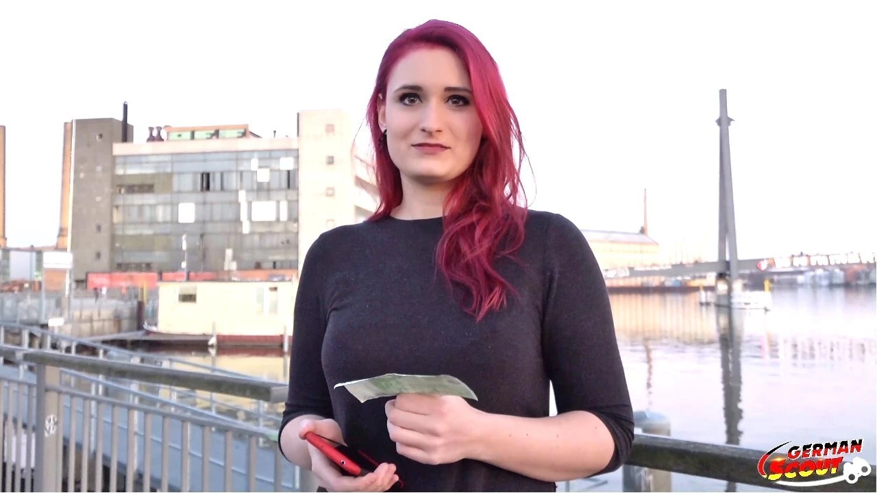 GERMAN SCOUT – Redhead College Teen Melina talk to Fuck Cast