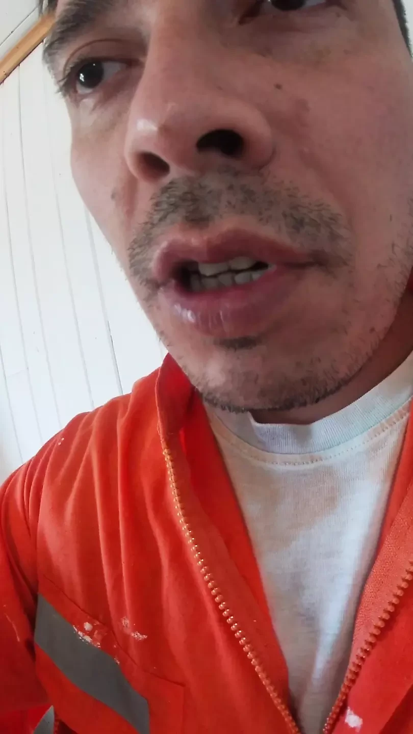 Real Construction Worker Gets Dirty: Sweaty Overalls, Rough Tools & Solo Release (15 Min HD