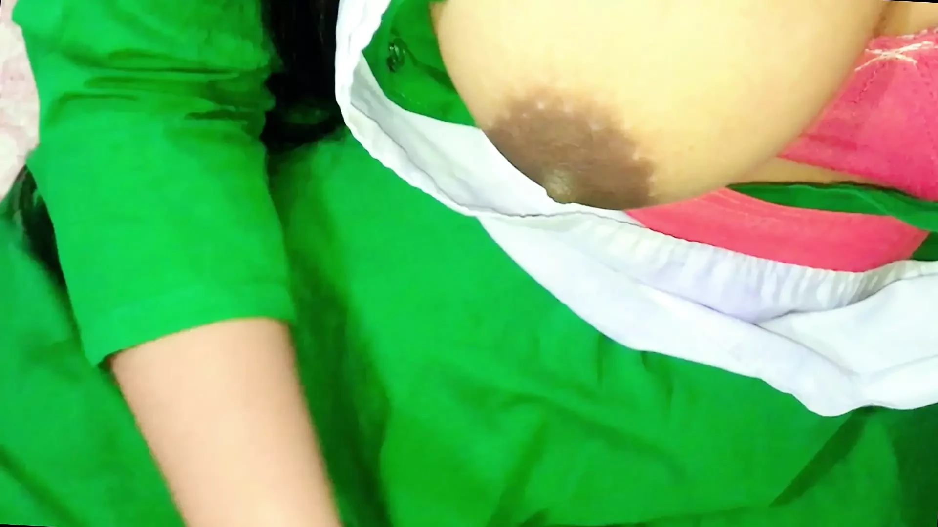 Desi Babe in Uniform Fantasy Dress Teases Her Lover – Part 1