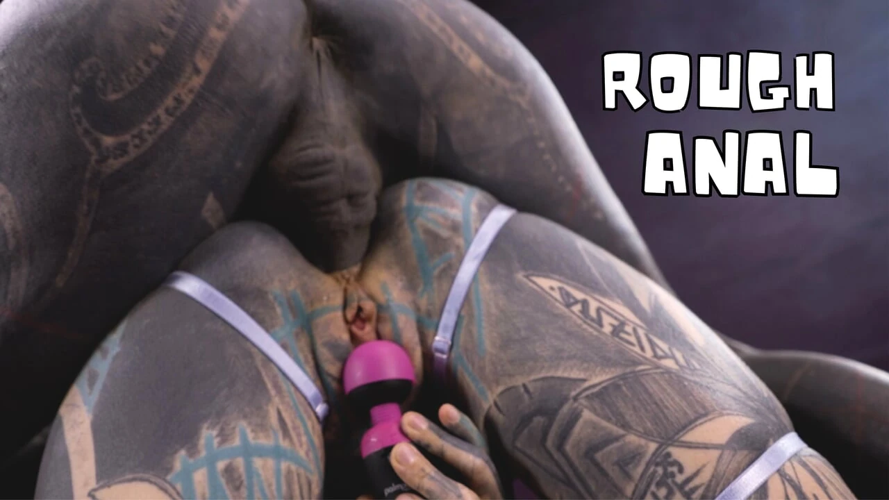 Alternative Girl Tattooed Throat Fucking and Anal Drilling