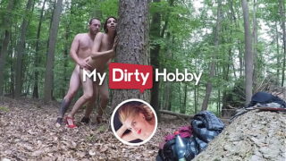 Brunette Hottie (Mila-Hase) Gets Horny Gets Undressed Rides Her Man’s Cock Outdoors – My Dirty Hobby