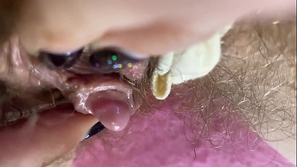 Extreme Closeup Big clit Rubbing orgasm