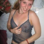 German Girl Teasing In Lingerie