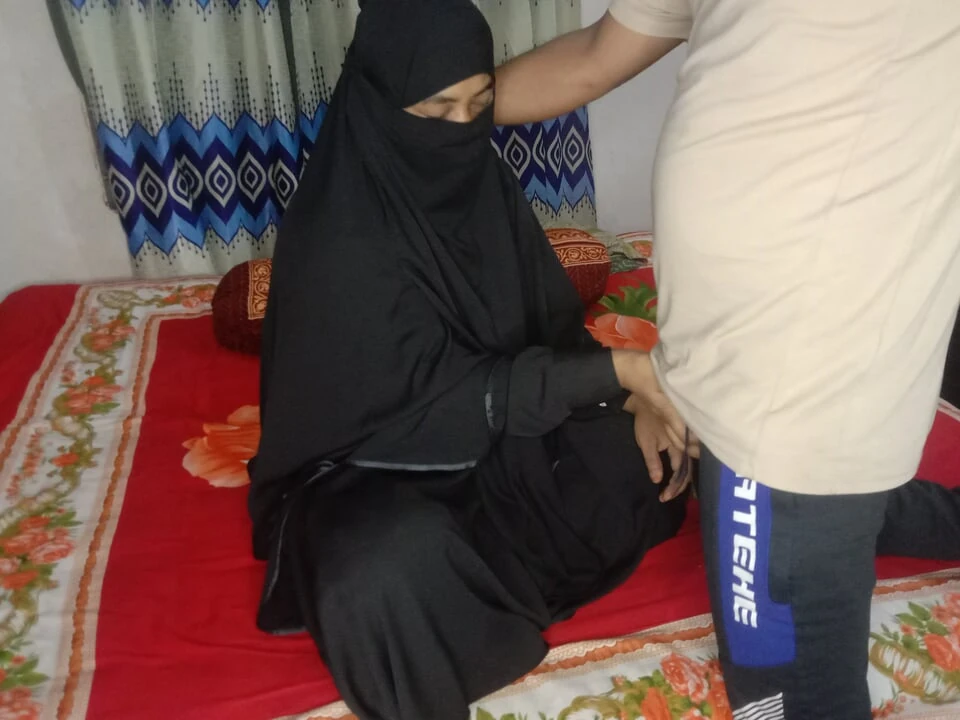 Muslim teen in Burka sucks step brother's dick and gets fucked sex homemade wife fucking blowjob hard