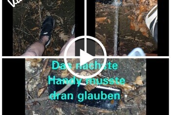 Das nächste Handy musste dran glauben