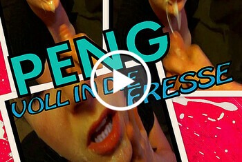Peng voll in die Fresse Mega Ladung Sperma