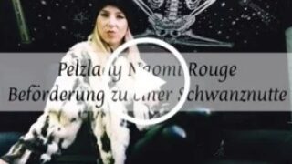 Pelzlady befördert Wichsnutte zur Schwanznutte