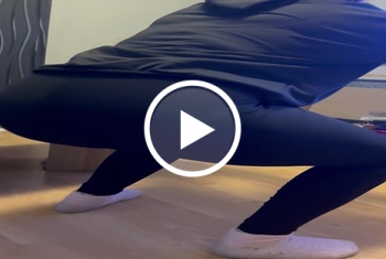 18jaehrige Berlinerin beim Workout