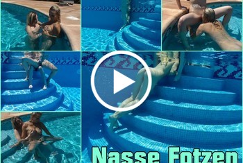 Lesbenspiele am Pool