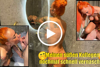 Meinen süßen Kollegen nochmal schnell vernascht …