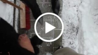 Geiler Fick im Schnee