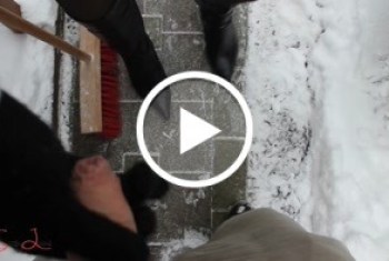 Geiler Fick im Schnee