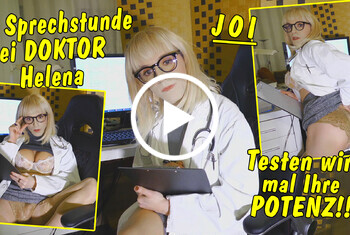 Sprechstunde bei Frau Doktor Helena! Testen wir mal Ihre Potenz! JOI