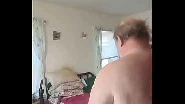 Playing with vacuum cleaner