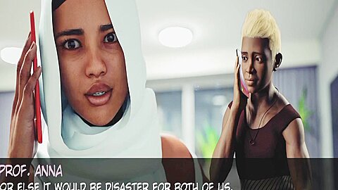 University Professor Anna Attract With Affrican Student 18+ Part1