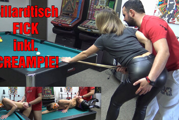 Billardtisch FICK inkl. CREAMPIE!