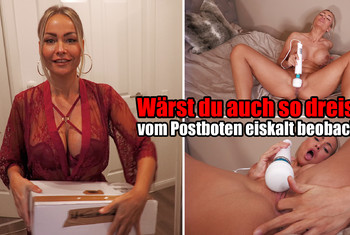 Wärst du auch so dreist ? vom Postboten eiskalt beobachtet