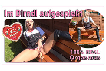 – – Im Dirndl aufgespießt ! – –