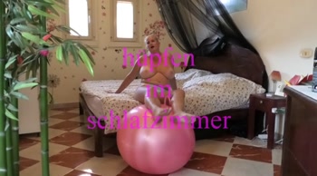 hüpfen im Schlafzimmer