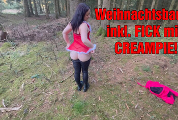 Weihnachtsbaum inkl. FICK mit CREAMPIE!