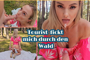 Tourist Spanner fickte mich im Wald zum Höhepunkt.Creampie