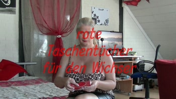 rote Taschentücher für den Wichser