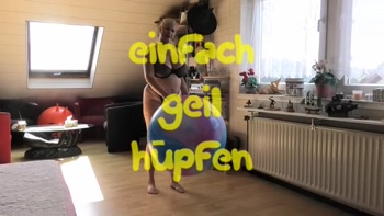 einfach geil hüpfen