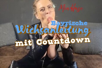 Bayrische Wichsanleitung mit Countdown….