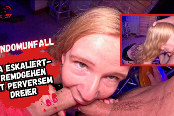 Junggeslinnen Abschied wird zur Fremdfick Party! Kondom bleibt in